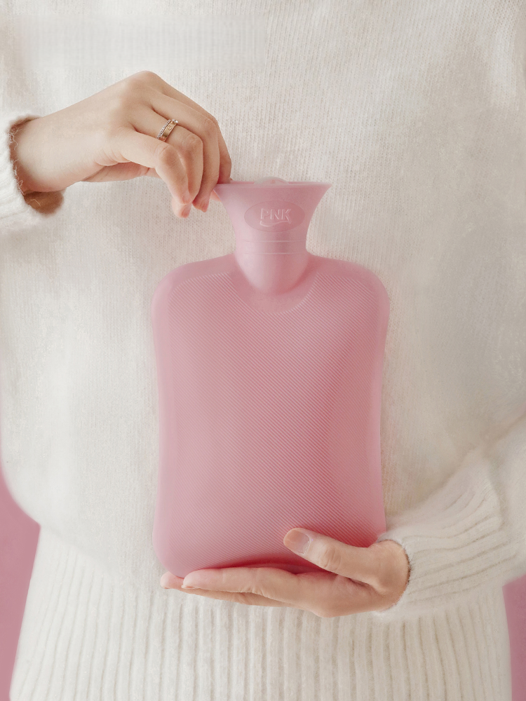 Leopard Water Filled Hot Water Bottle - Pink 50.72 OZ