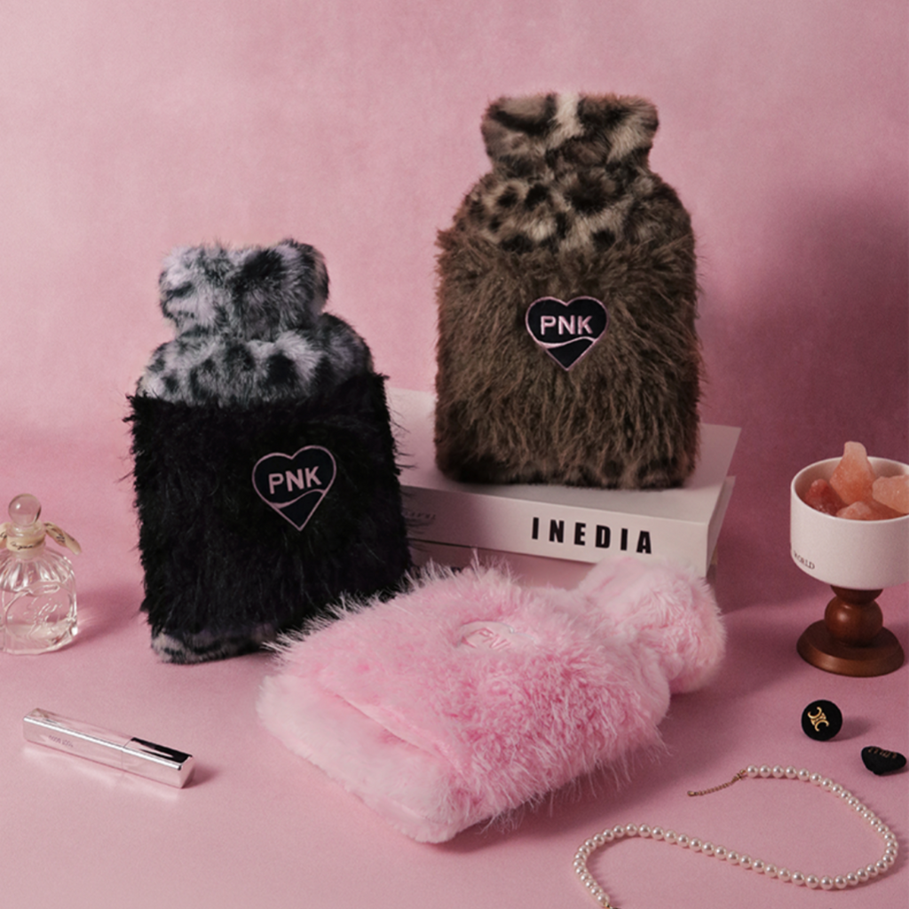 Leopard Water Filled Hot Water Bottle - Pink 50.72 OZ